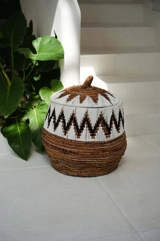 Le Panier Little Bay Beach - Naturel Blanc - L