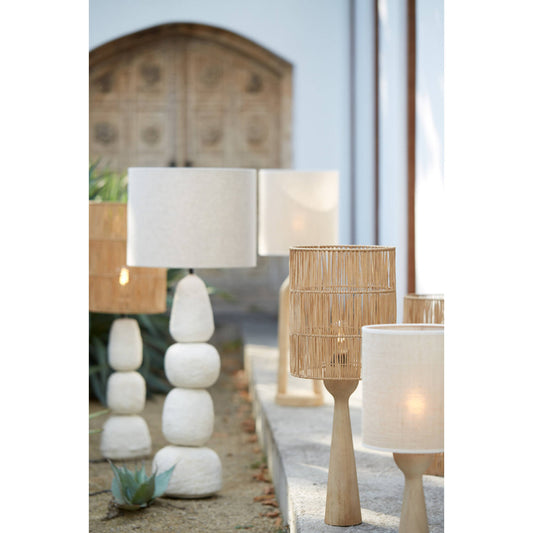 Abat-jour Bora – Raphia naturel
