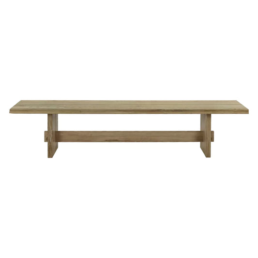 Banc Monastery – chêne clair – 240 × 35 × H 45 cm - Pomax