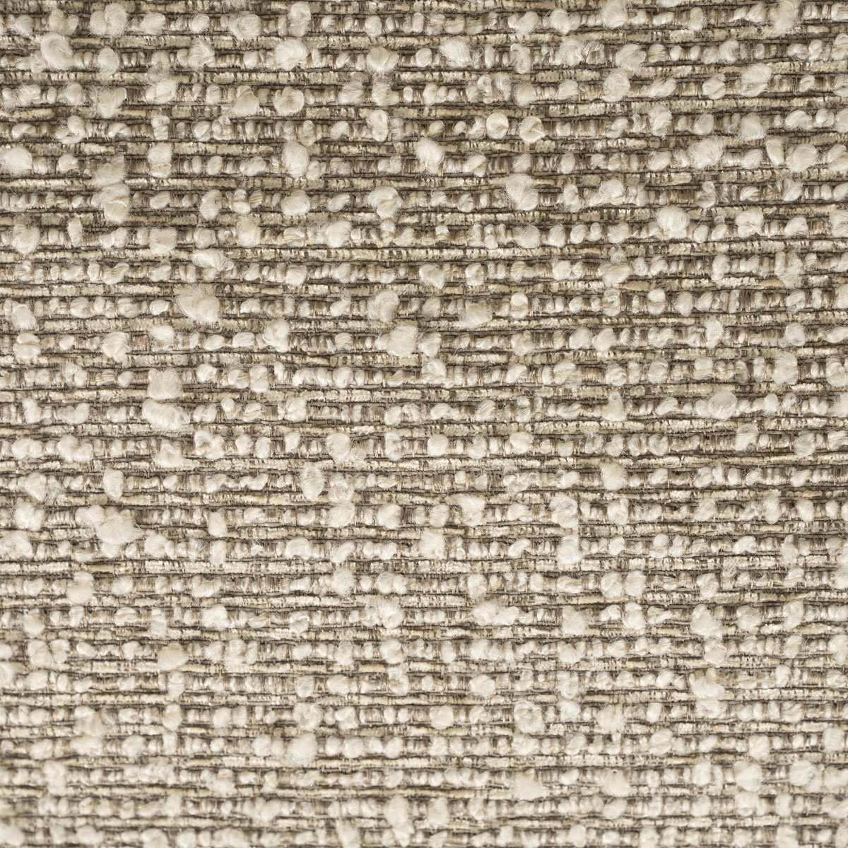 Chaise pivotante Dune - tissu bouclé beige & chêne clair