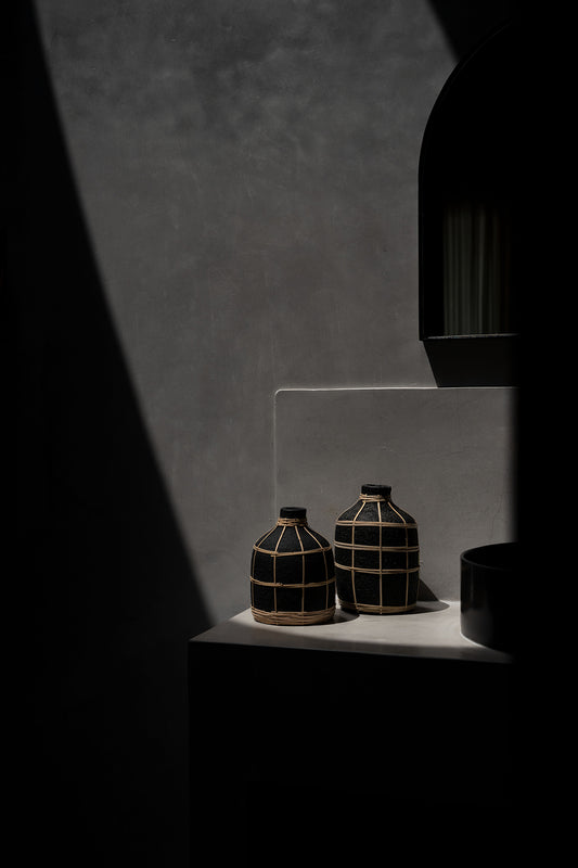 Le Vase Whoopy - Noir Naturel - M