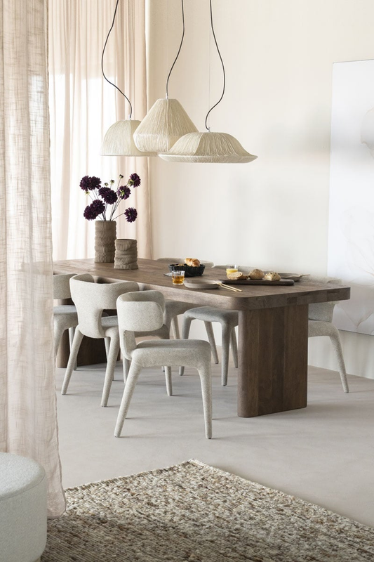 Table Solenne - brun clair