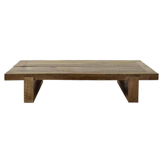 Table basse Andalucia - Bois récupéré naturel - 160x99x30 cm - Pomax - Précommande