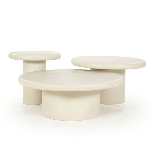 Table d’appoint Lunea - finition crème S