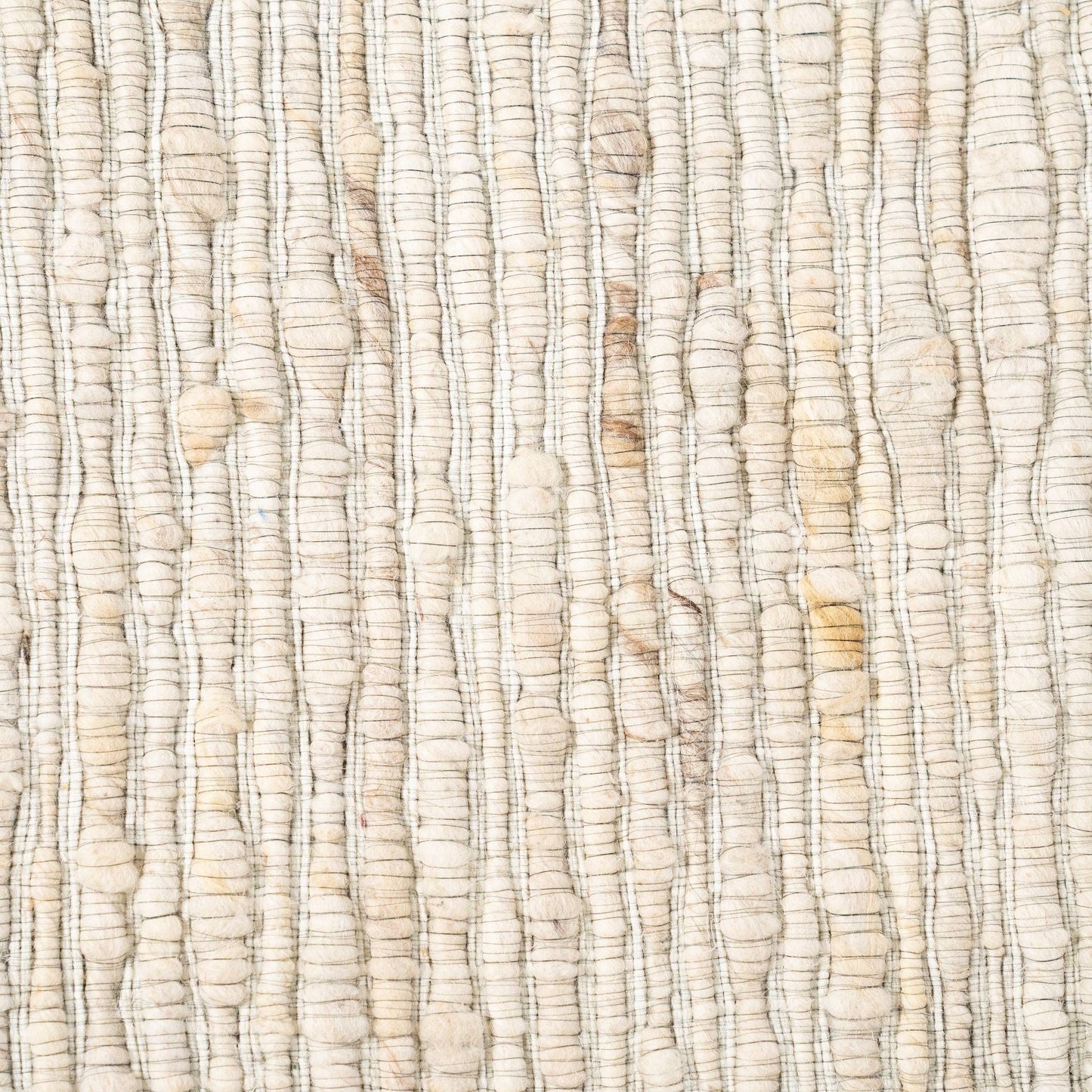 Tapis Sable – Laine et polyester ivoire – 290 × 390 cm