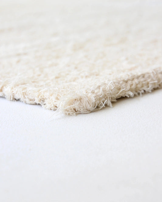Tapis Gaou – Coton recyclé crème – 150 x 200 cm - Masamé