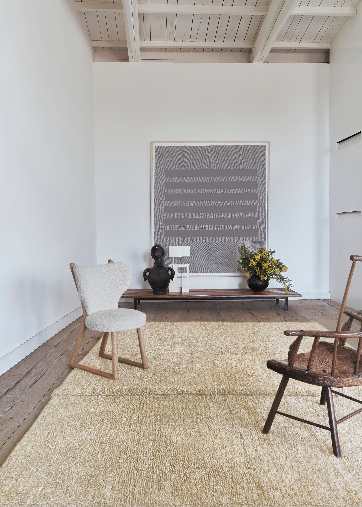 Tapis Sable Laine - 170 x 240 cm