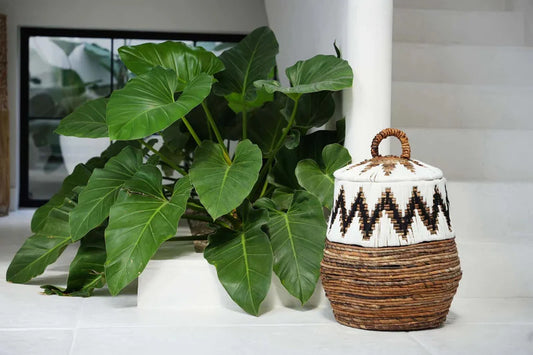 Le Panier Little Bay Beach - Naturel Blanc - M