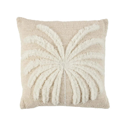 Coussin Isla Palm - Naturel Blanc