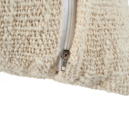 Coussin Isla Palm - Naturel Blanc