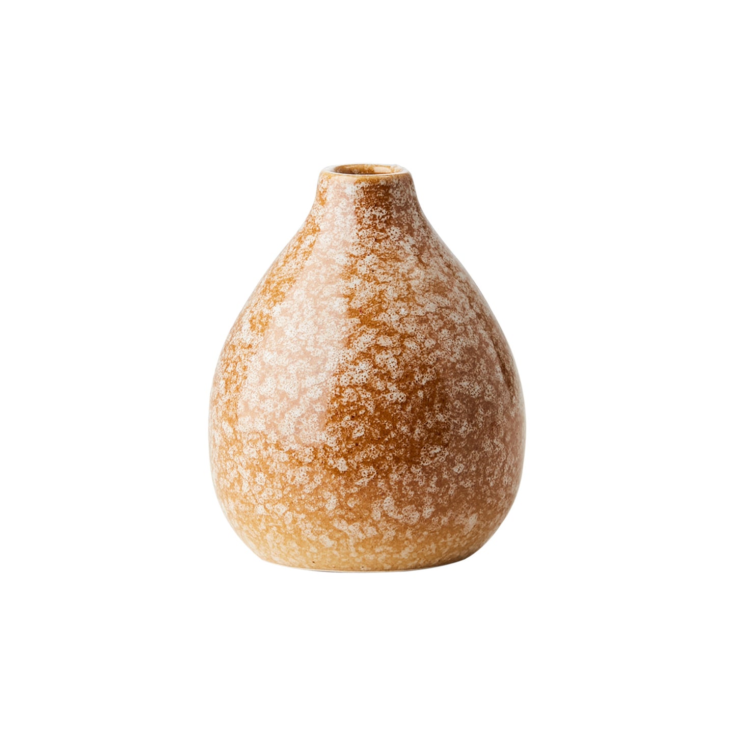 Vase Lava en grès - Moutarde