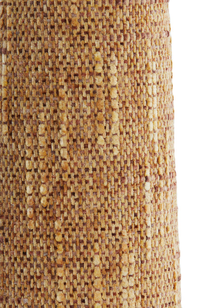 Abat-jour tambour conique  Osire -  Terra brun - 19x12,5x46,5 cm