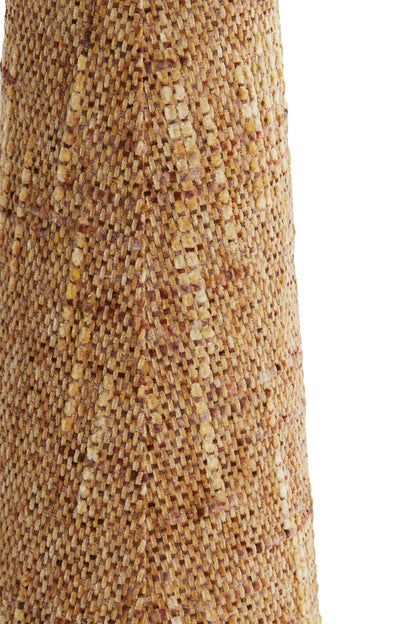 Abat-jour tambour conique  Osire -  Terra brun - 19x12,5x46,5 cm