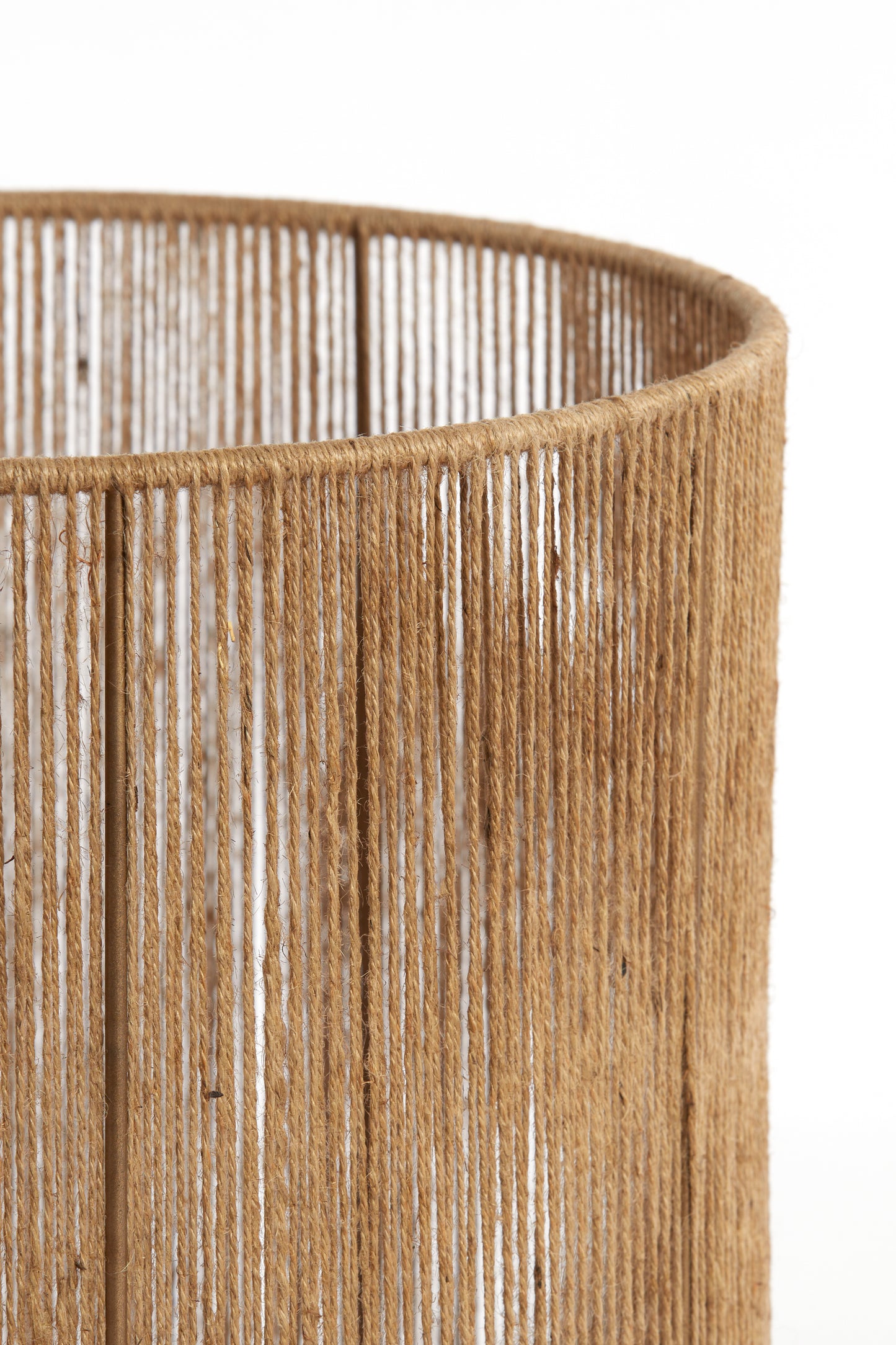 Abat-jour cylindre Tossa - Jute naturel - 40x40x30 cm