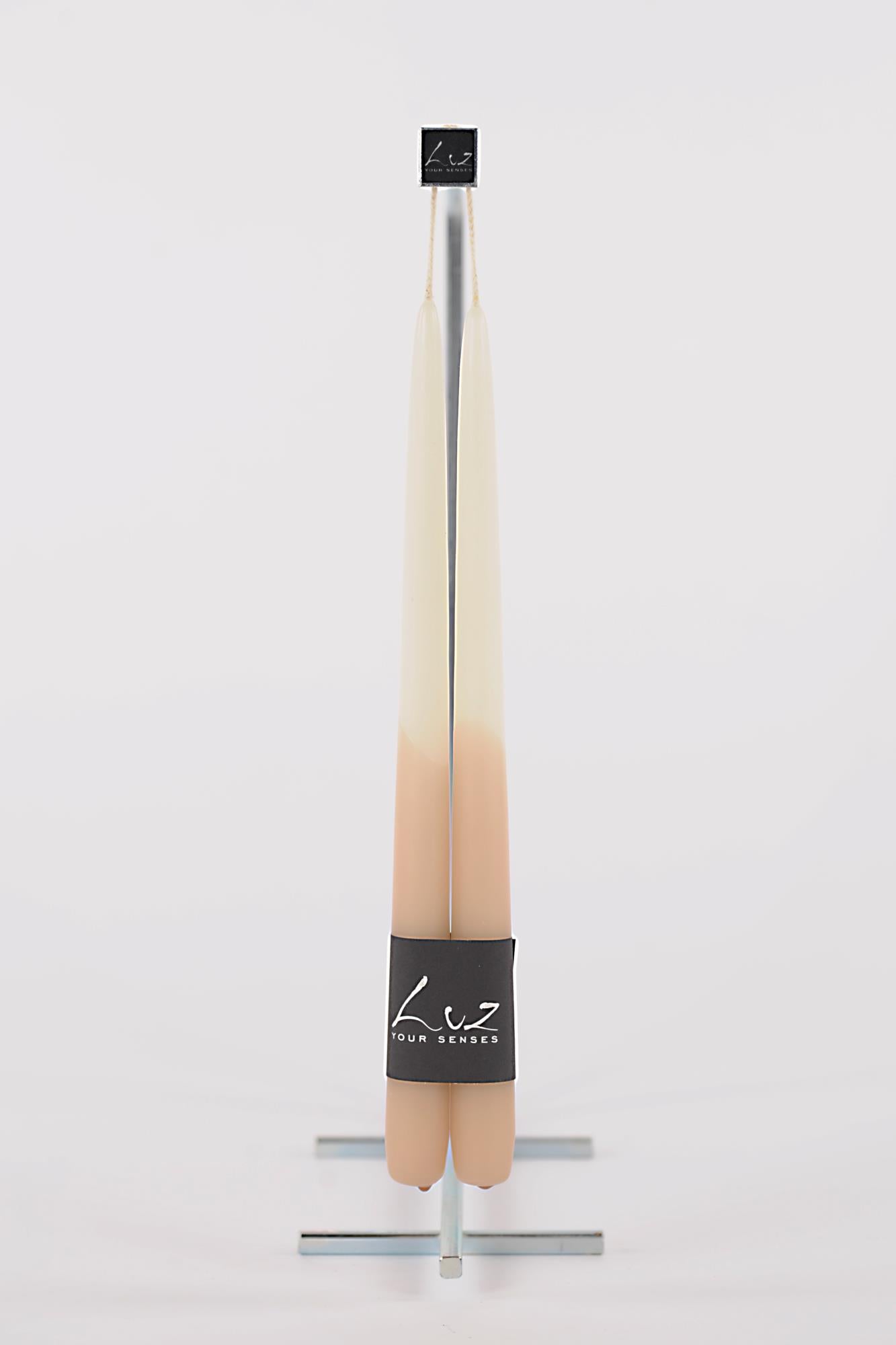 Bougies Tiges - Moonstone - lot de 2