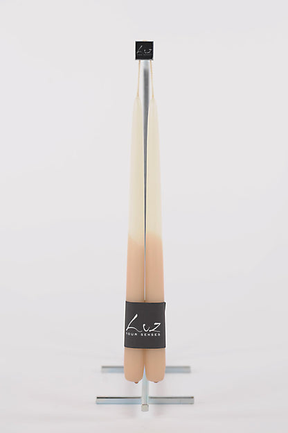 Bougies Tiges - Moonstone - lot de 2