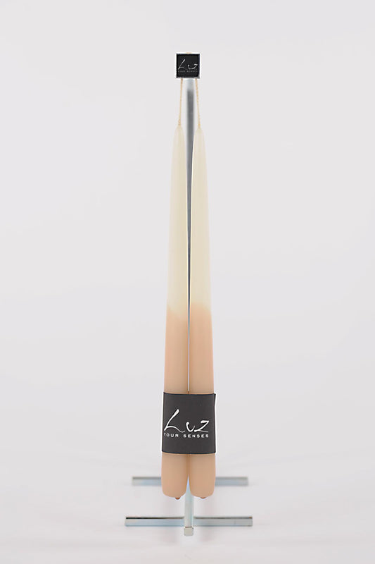 Bougies Tiges - Moonstone - lot de 2