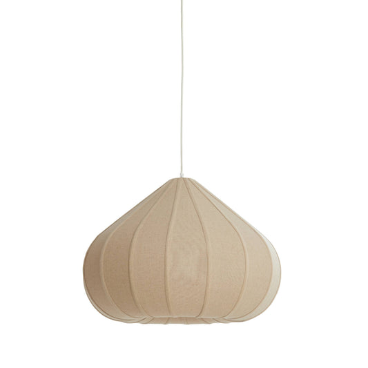 Suspension ZUBEDA Ø50x34 cm toile naturel