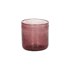 Verre bullé - 30 cl - figue - DIA 8 x H 8,2 cm - VICO