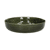 Plat creux - grès - DIA 24 x H 5,5 cm - vert foncé - SPIRO