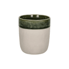 Tasse 31 CL - grès - DIA 8 x H 9 cm - vert foncé - SPIRO