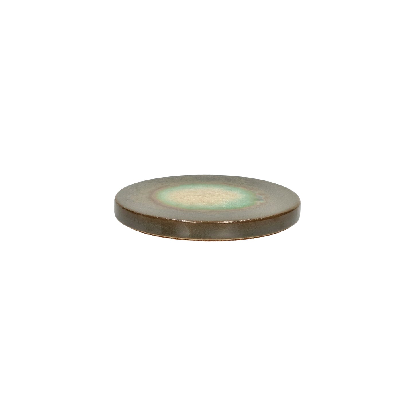 Dessous verre - DIA 11 x H 1,5 cm - Taupe - SHISO