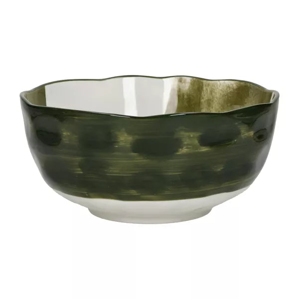Saladier - porcelaine - DIA 24 x H 11,5 cm - vert - LABO