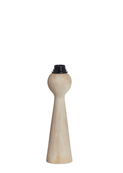 Pied de lampe Festina - Bois naturel mat - Ø9x33 cm