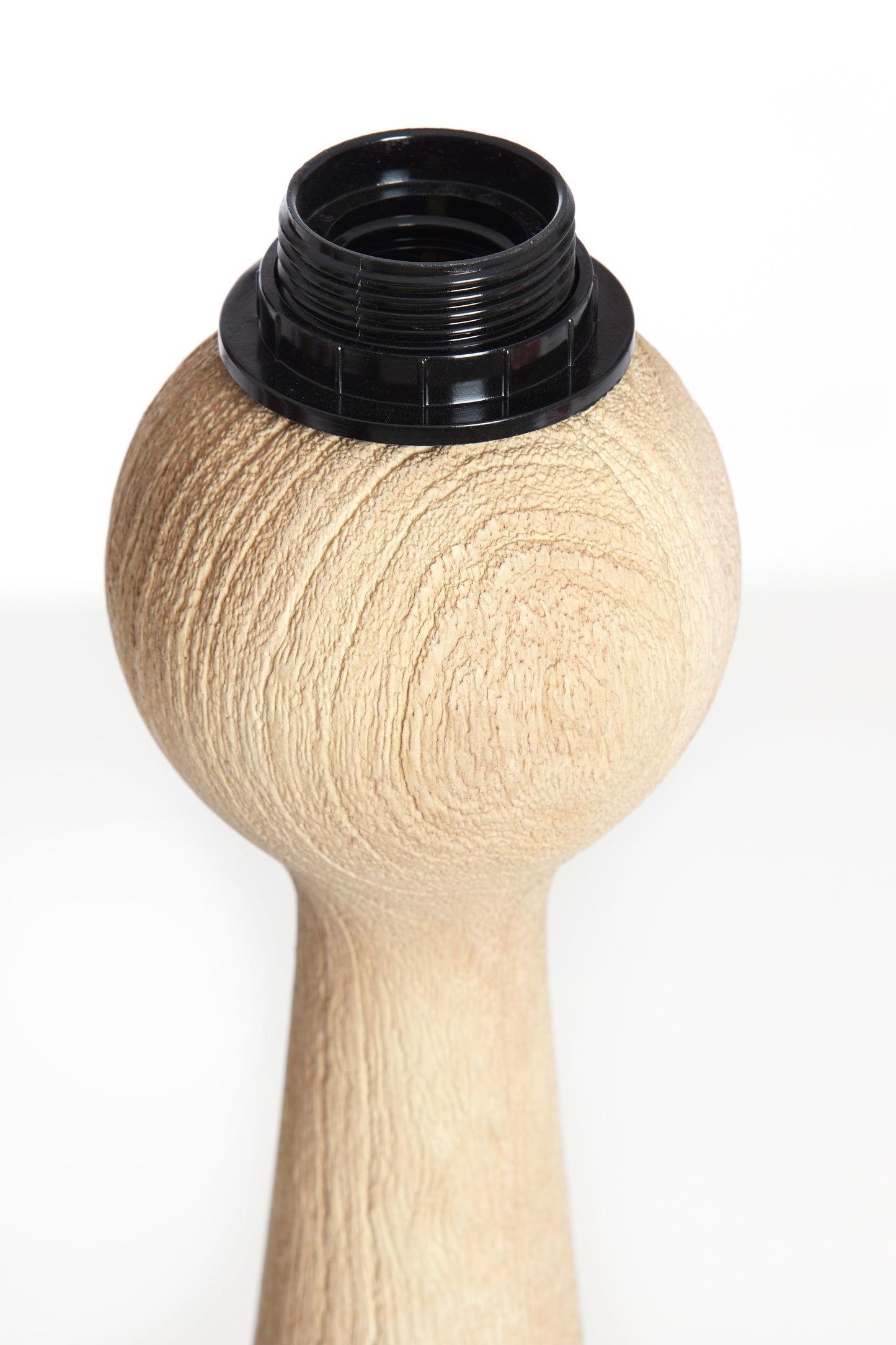 Pied de lampe Festina - Bois naturel mat - Ø9x33 cm