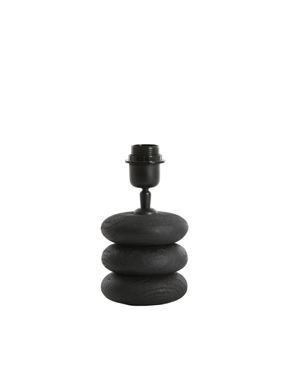 Pied de lampe Ø12x12 cm BUDONGO bois noir