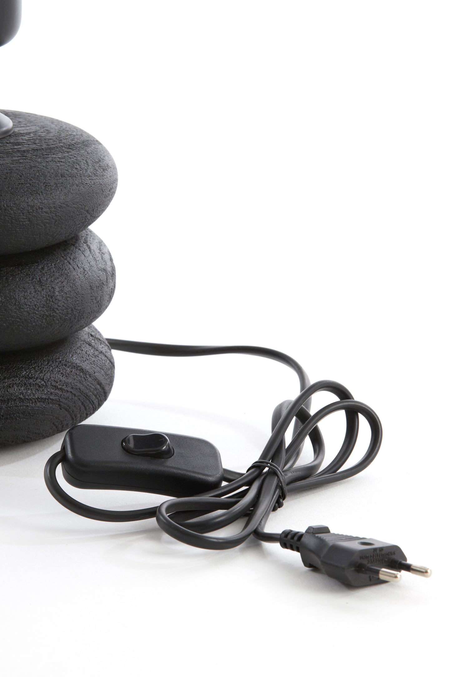 Pied de lampe Ø12x12 cm BUDONGO bois noir