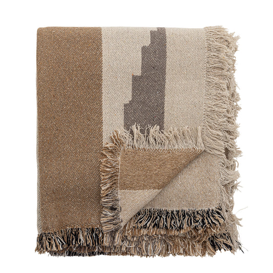 Maji Plaid Marron Coton recyclé