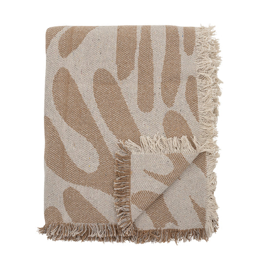 Alk Plaid Marron Coton recyclé