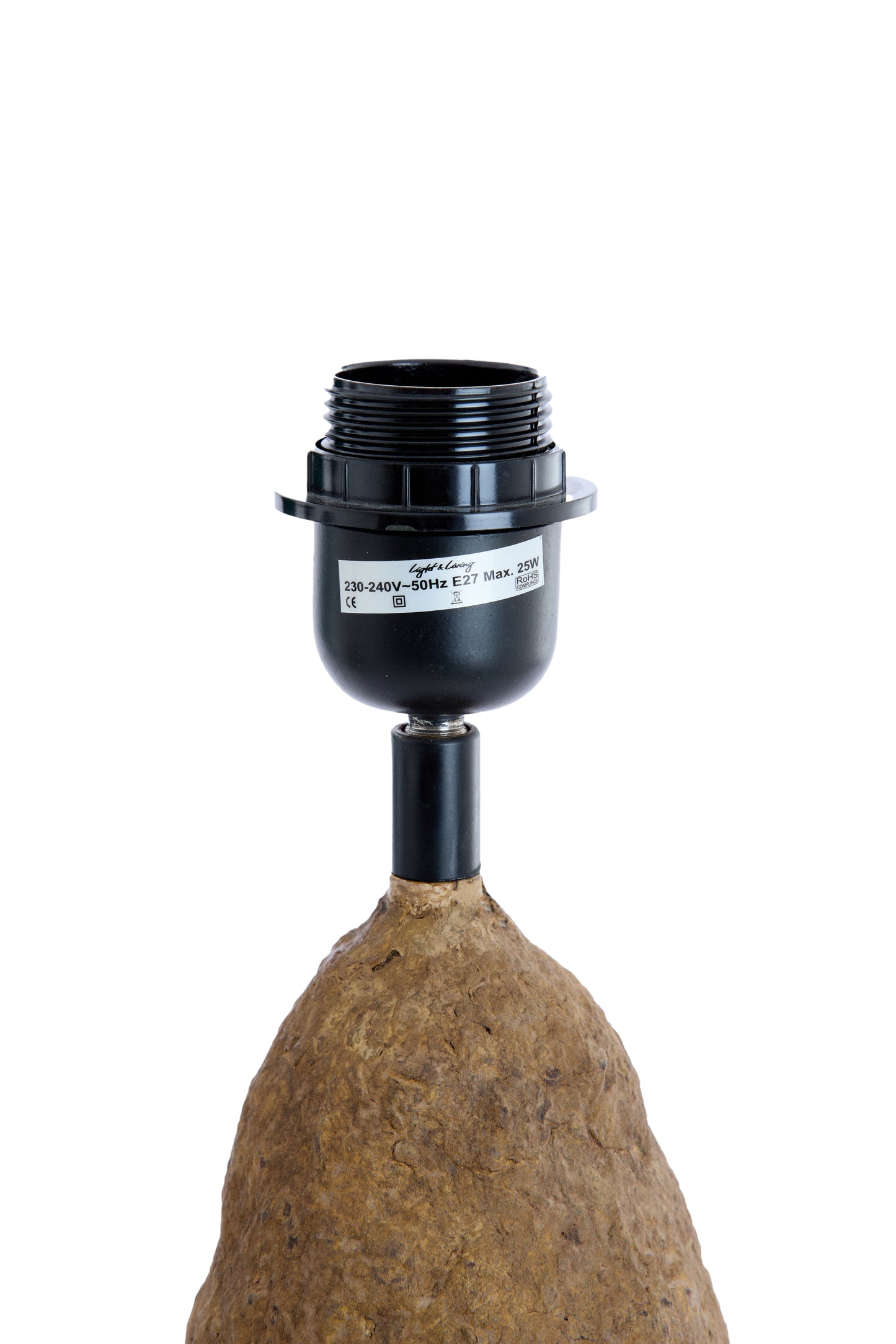 Pied de lampe Marrée - Brun foncé - Ø22x72 cm