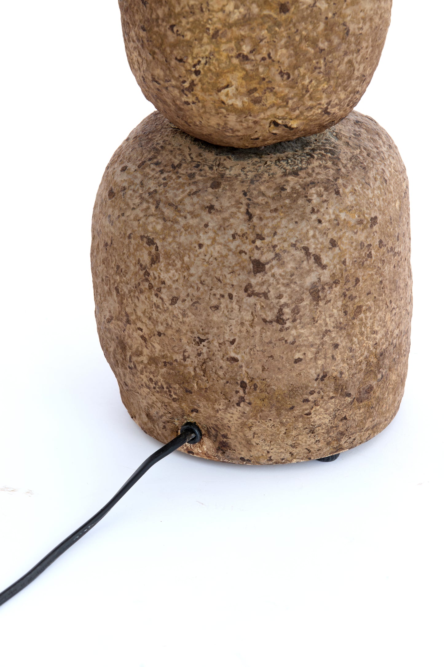 Pied de lampe Marrée - Brun foncé - Ø22x72 cm