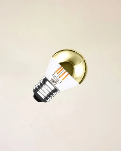 Ampoule AUREA – LED filament E27 – Réflecteur laiton - Masamé