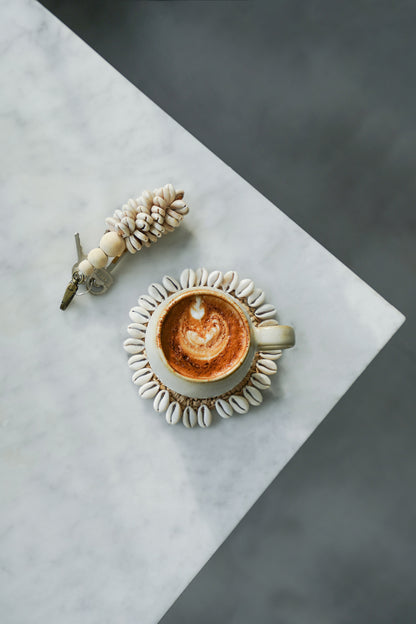 Le Sous-Verre Raffia Shell - Naturel