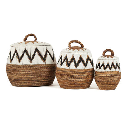 Le Panier Little Bay Beach - Naturel Blanc - M