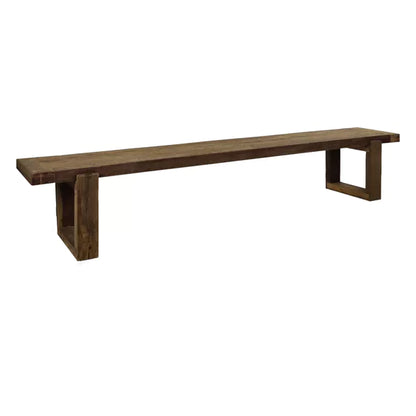 Banc Andalucia – Bois récupéré naturel – 240 × 40 × H 45 cm – Pomax - Précommande