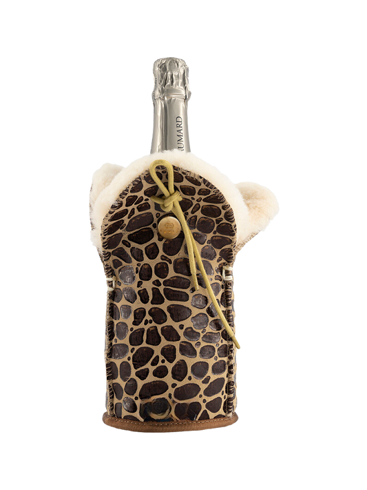 Housse réfrigérée Champagne imprimé Girafe