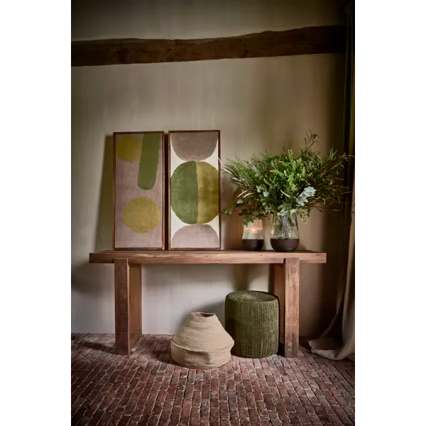 Console Andalucia - Bois récupéré naturel - 180x45x80 cm - Pomax - Précommande
