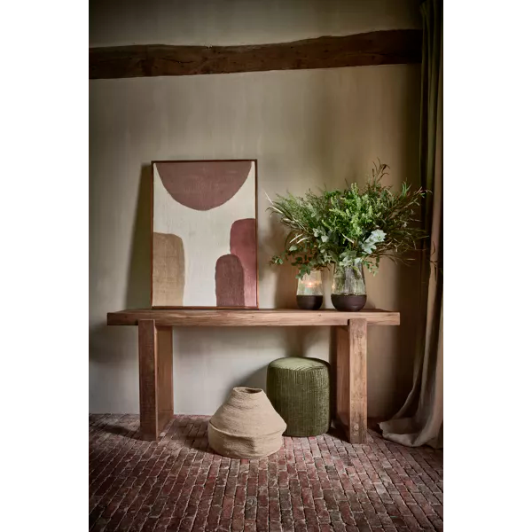 Console Andalucia - Bois récupéré naturel - 180x45x80 cm - Pomax - Précommande