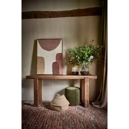 Console Andalucia - Bois récupéré naturel - 180x45x80 cm - Pomax - Précommande