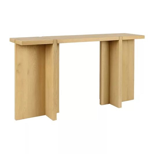 Console Asa - Chêne naturel - 140x40x80 cm - Pomax - Précommande