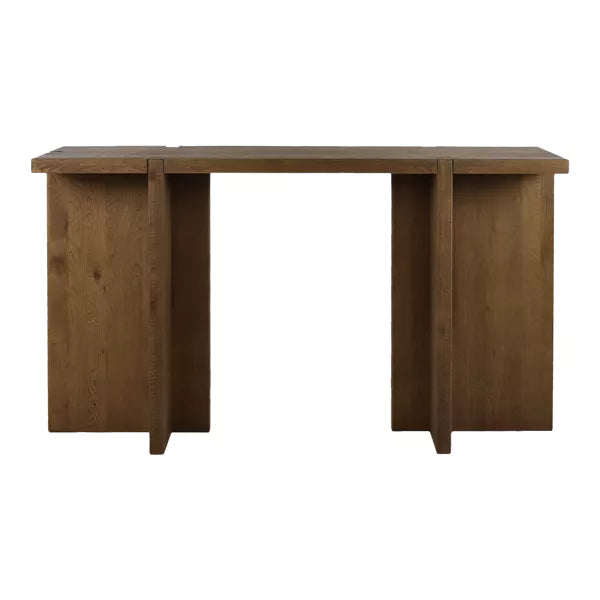 Console Asa - Chêne noyer - 140x40x80 cm - Pomax - Précommande