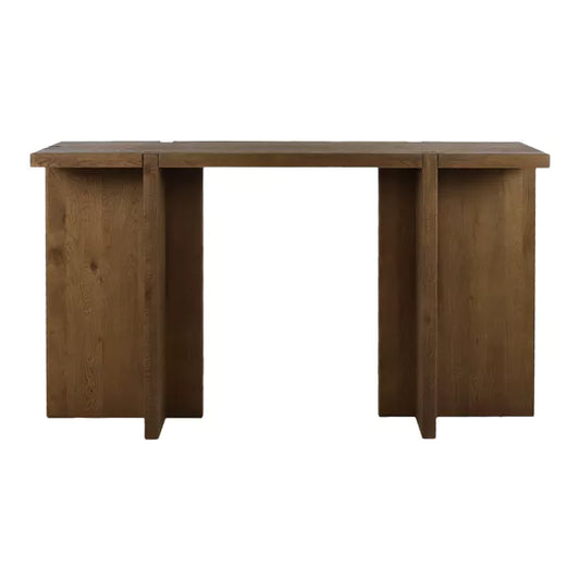 Console Asa - Chêne noyer - 140x40x80 cm - Pomax - Précommande