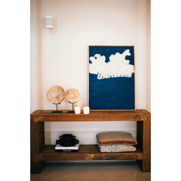 Console Corsica - Bois recyclé naturel - 180x38x90 cm - Pomax - Précommande
