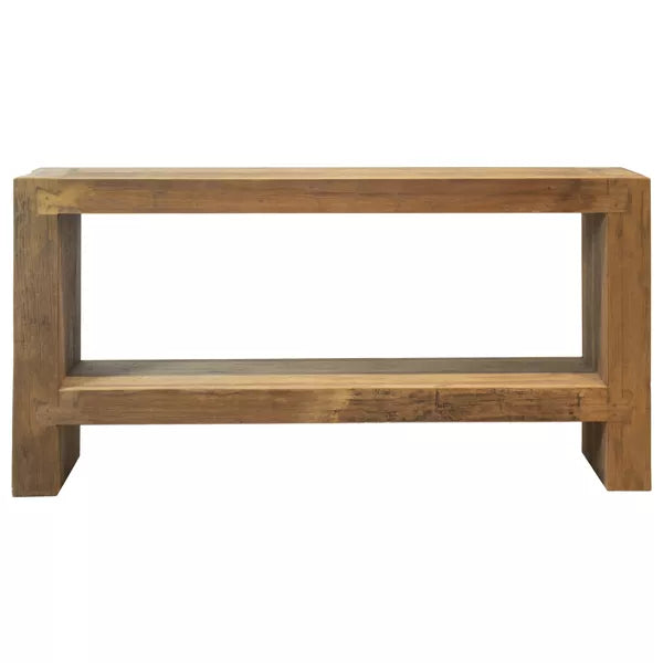 Console Corsica - Bois recyclé naturel - 180x38x90 cm - Pomax - Précommande