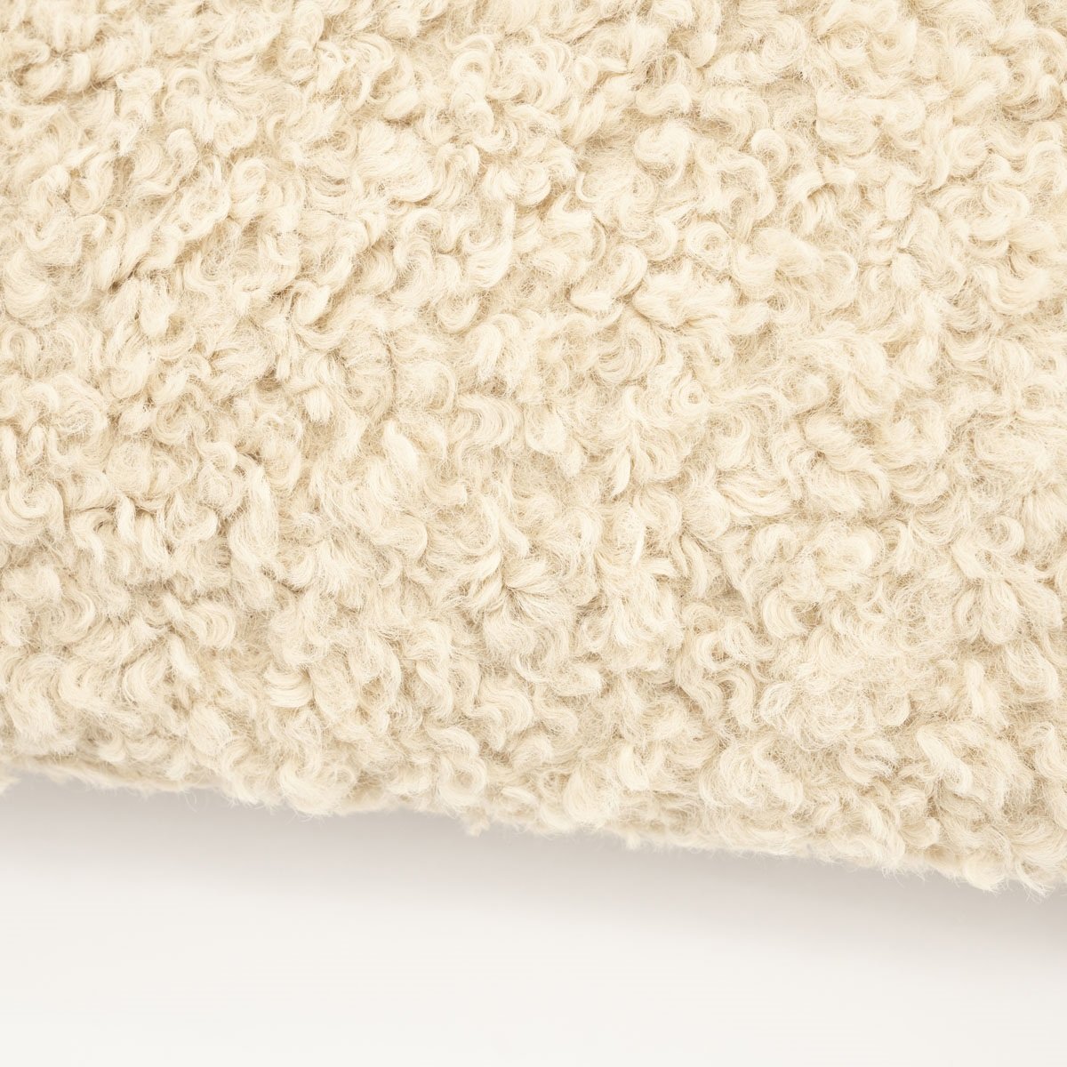 Coussin Cozy Bouclette - Beige