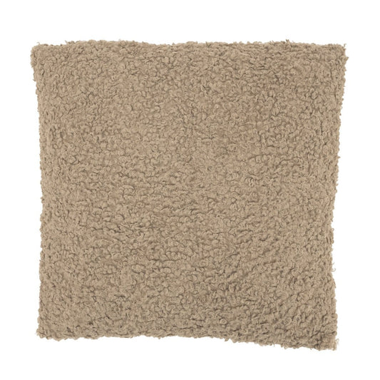 Coussin Cozy Bouclette - Taupe